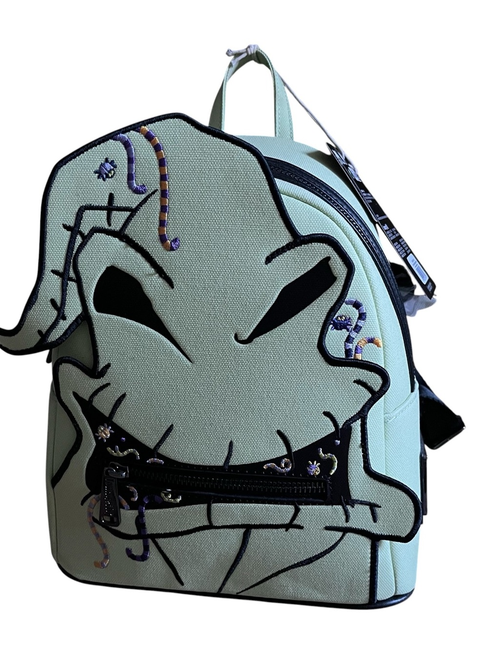 Glow In The Dark Disney Oogie Boogie Creepy Crawlies Mini Backpack New NWT Green
